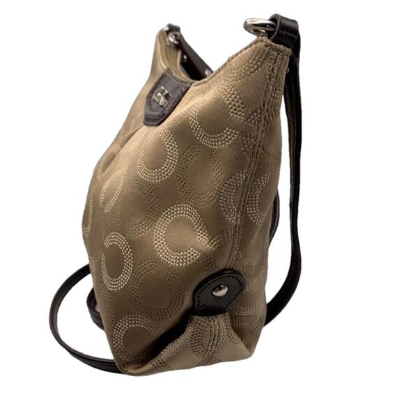 COACH Brown Signature Ashley Crossbody - Picture 6 of 8